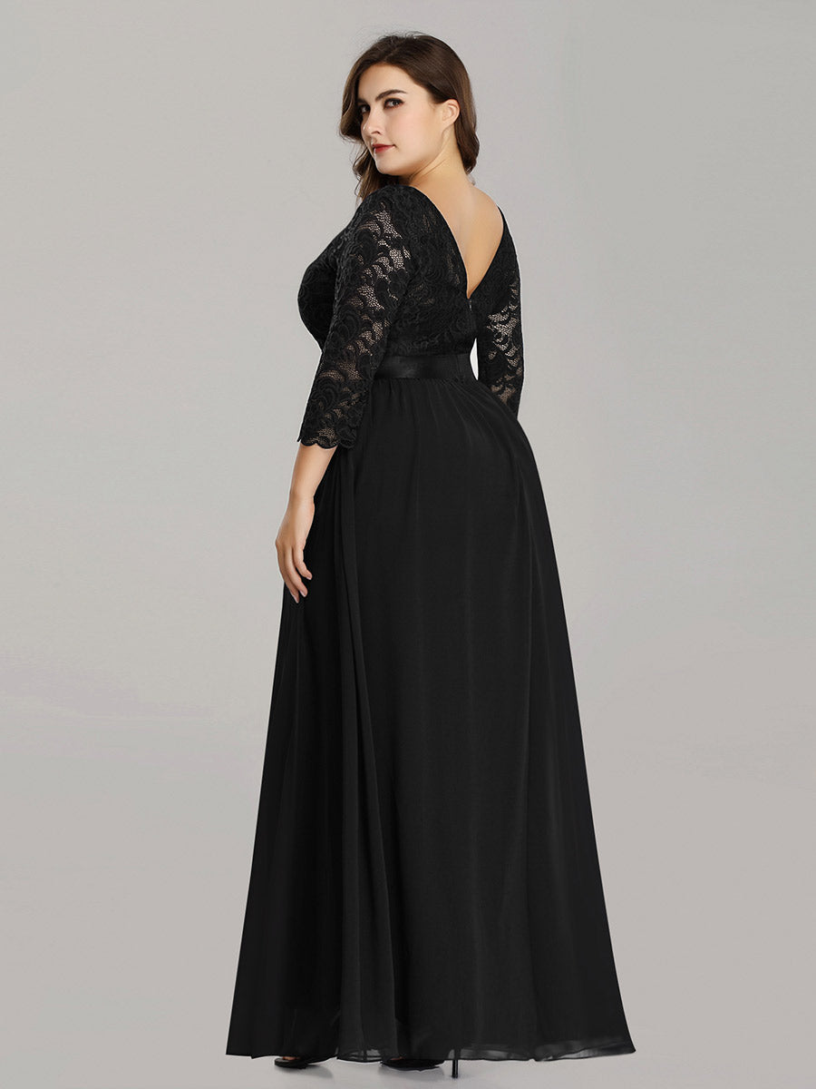 Plus Size Lace Bridesmaid Dresses with Long Lace Sleeve Bridesmaid Dresses Luxurious Weddings