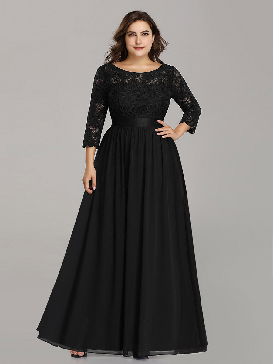 Plus Size Lace Bridesmaid Dresses with Long Lace Sleeve Bridesmaid Dresses Luxurious Weddings