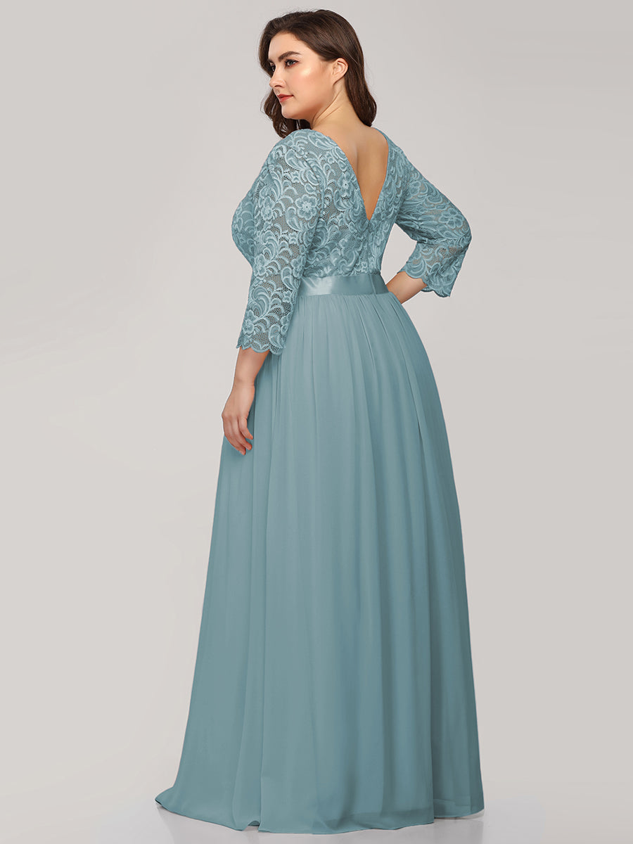 Plus Size Lace Bridesmaid Dresses with Long Lace Sleeve Bridesmaid Dresses Luxurious Weddings