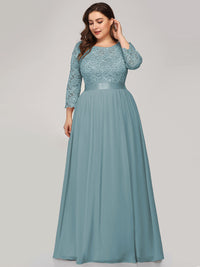 Plus Size Lace Bridesmaid Dresses with Long Lace Sleeve Bridesmaid Dresses Luxurious Weddings