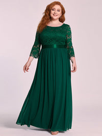Elegant Empire Waist Bridesmaid Dresses with Long Lace Sleeve Bridesmaid Dresses Luxurious Weddings