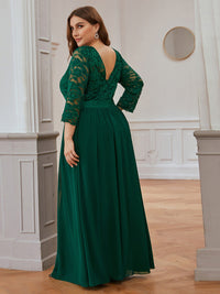 Plus Size Lace Bridesmaid Dresses with Long Lace Sleeve Bridesmaid Dresses Luxurious Weddings