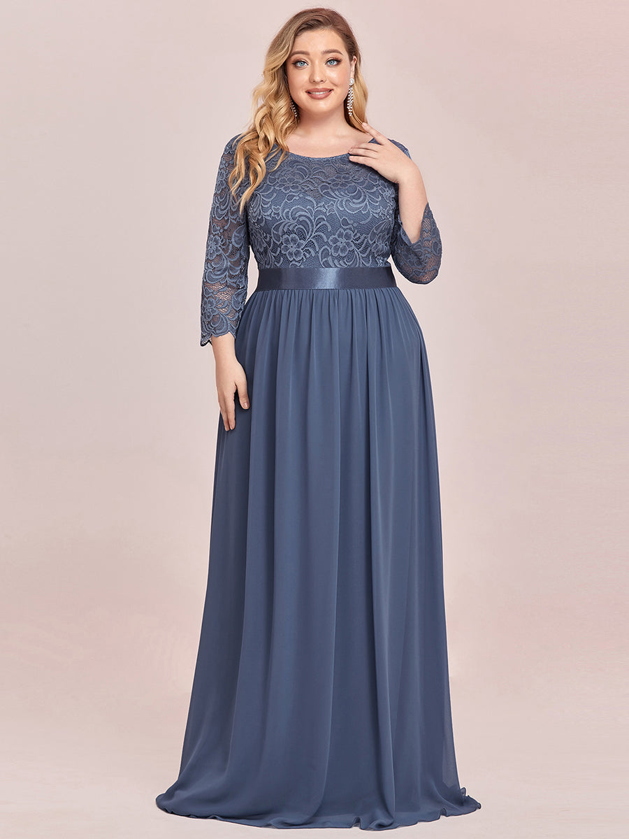Plus Size Lace Bridesmaid Dresses with Long Lace Sleeve Bridesmaid Dresses Luxurious Weddings
