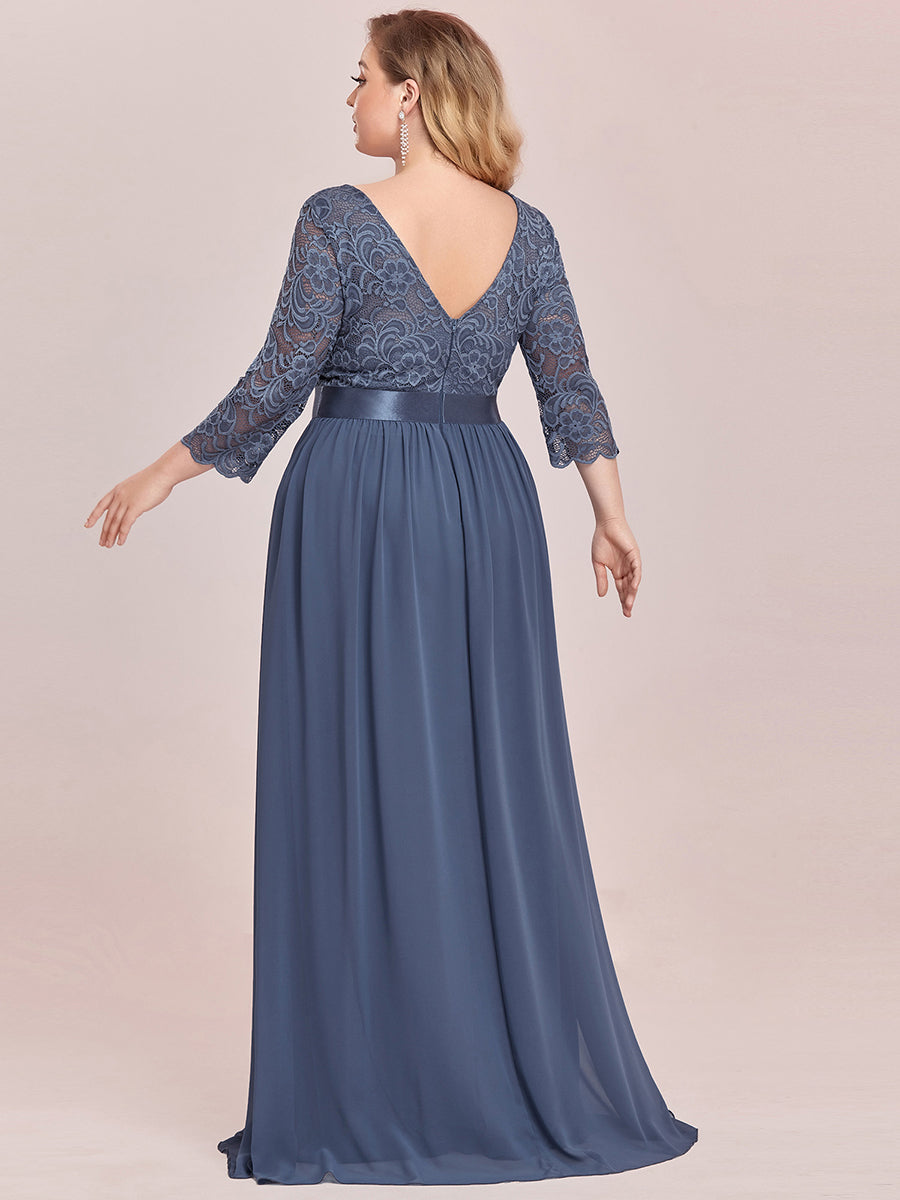 Plus Size Lace Bridesmaid Dresses with Long Lace Sleeve Bridesmaid Dresses Luxurious Weddings