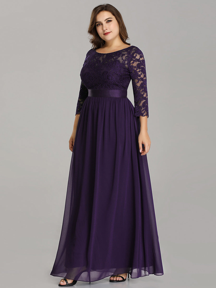 Plus Size Lace Bridesmaid Dresses with Long Lace Sleeve Bridesmaid Dresses Luxurious Weddings