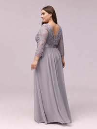 Plus Size Lace Bridesmaid Dresses with Long Lace Sleeve Bridesmaid Dresses Luxurious Weddings