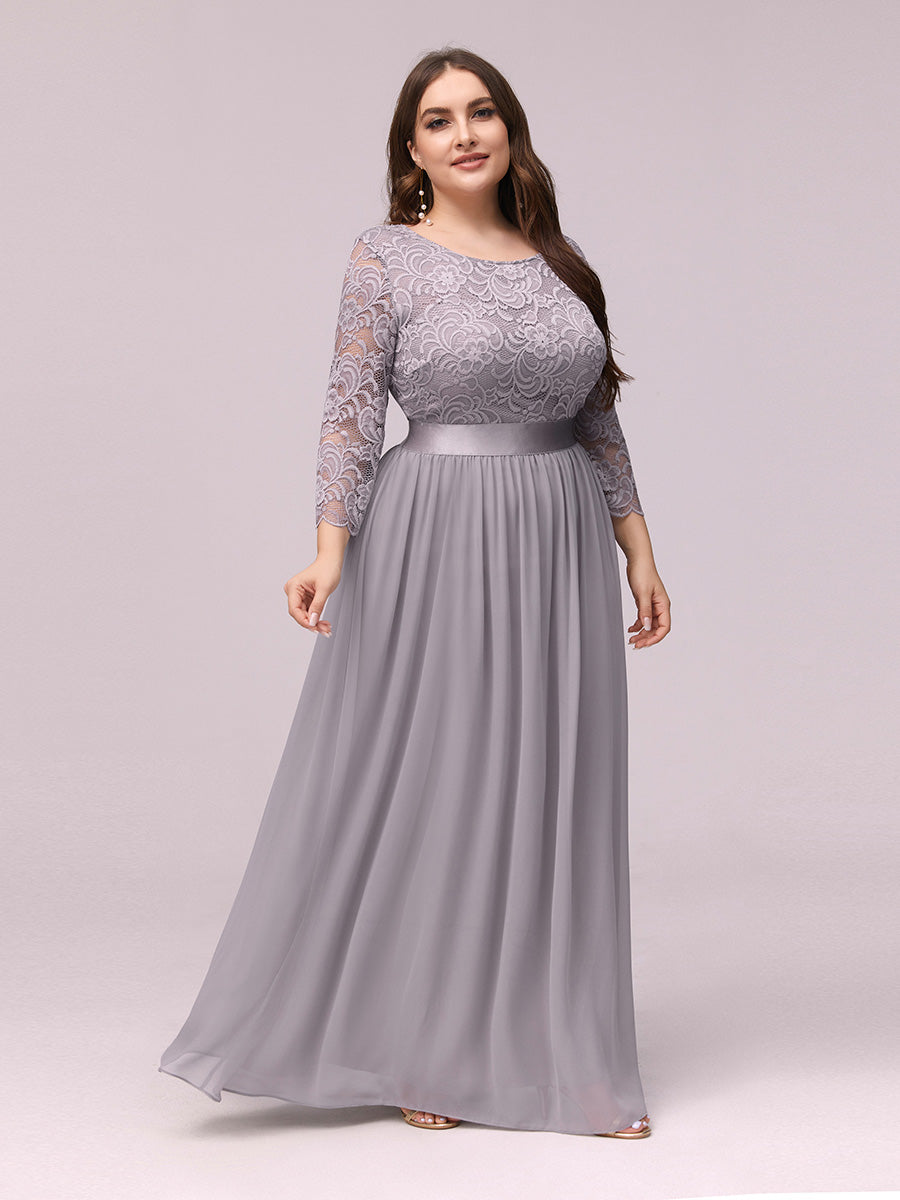 Plus Size Lace Bridesmaid Dresses with Long Lace Sleeve Bridesmaid Dresses Luxurious Weddings