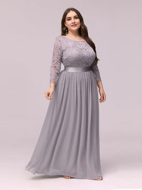 Plus Size Lace Bridesmaid Dresses with Long Lace Sleeve Bridesmaid Dresses Luxurious Weddings