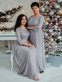 Plus Size Lace Bridesmaid Dresses with Long Lace Sleeve Bridesmaid Dresses Luxurious Weddings