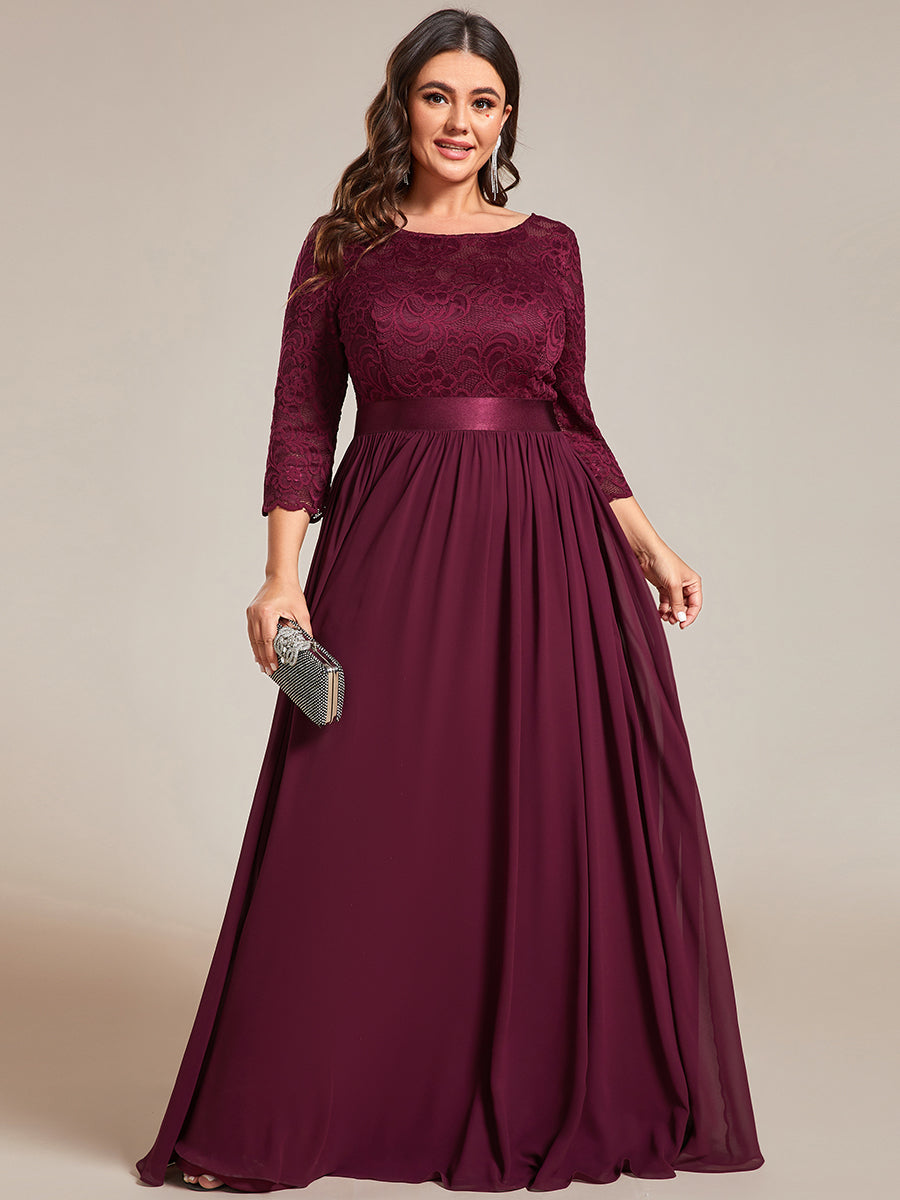 Plus Size Lace Bridesmaid Dresses with Long Lace Sleeve Bridesmaid Dresses Luxurious Weddings