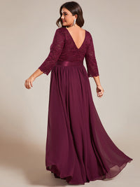 Plus Size Lace Bridesmaid Dresses with Long Lace Sleeve Bridesmaid Dresses Luxurious Weddings