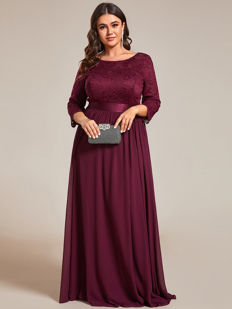 Plus Size Lace Bridesmaid Dresses with Long Lace Sleeve Bridesmaid Dresses Luxurious Weddings