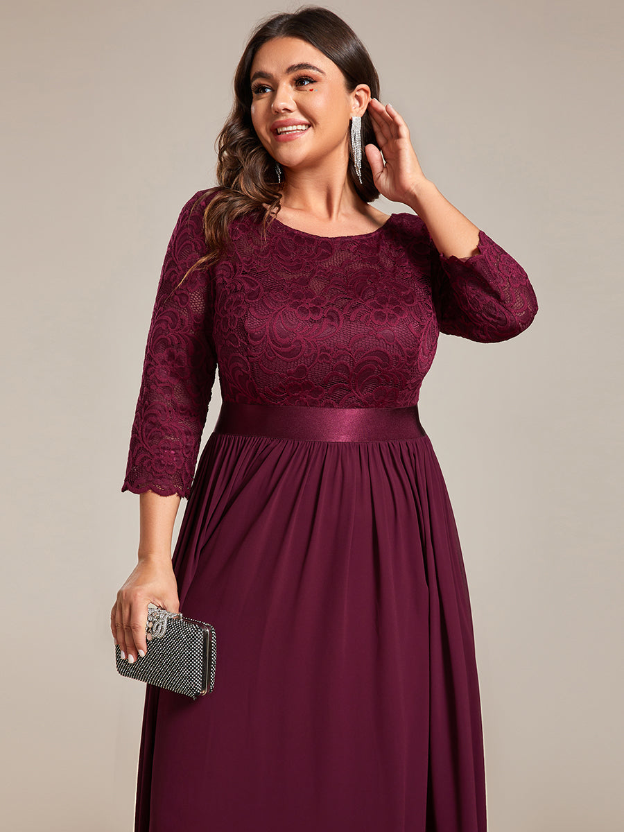 Plus Size Lace Bridesmaid Dresses with Long Lace Sleeve Bridesmaid Dresses Luxurious Weddings