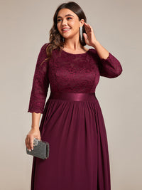 Plus Size Lace Bridesmaid Dresses with Long Lace Sleeve Bridesmaid Dresses Luxurious Weddings