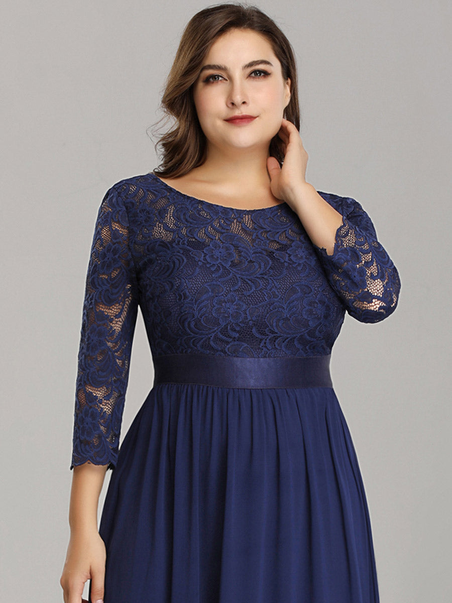 Plus Size Lace Bridesmaid Dresses with Long Lace Sleeve Bridesmaid Dresses Luxurious Weddings