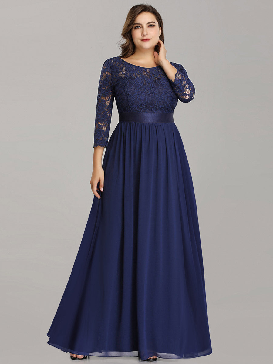Plus Size Lace Bridesmaid Dresses with Long Lace Sleeve Bridesmaid Dresses Luxurious Weddings