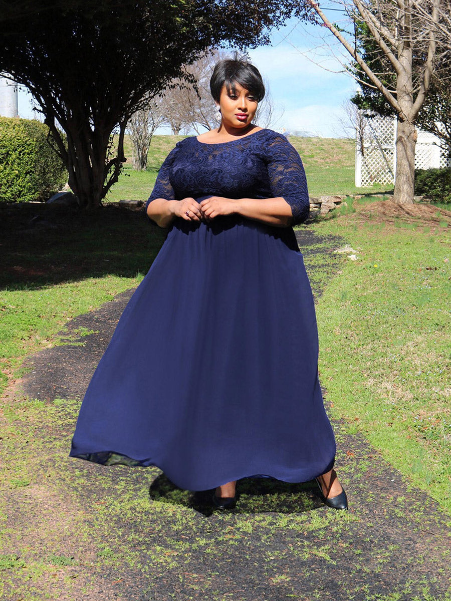 Plus Size Lace Bridesmaid Dresses with Long Lace Sleeve Bridesmaid Dresses Luxurious Weddings