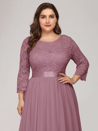 Plus Size Lace Bridesmaid Dresses with Long Lace Sleeve Bridesmaid Dresses Luxurious Weddings