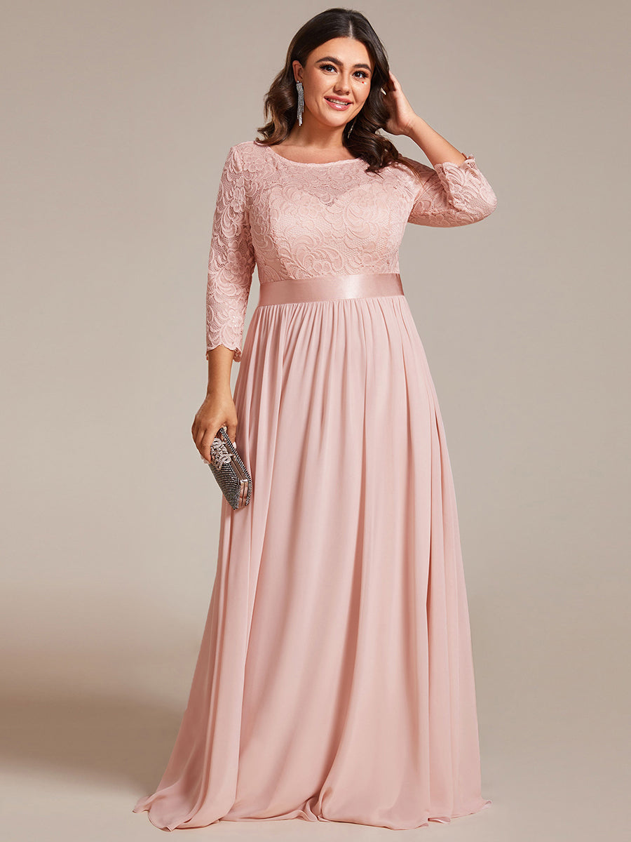 Plus Size Lace Bridesmaid Dresses with Long Lace Sleeve Bridesmaid Dresses Luxurious Weddings
