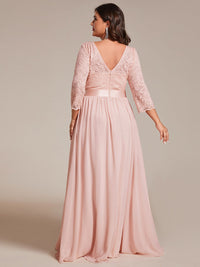 Plus Size Lace Bridesmaid Dresses with Long Lace Sleeve Bridesmaid Dresses Luxurious Weddings