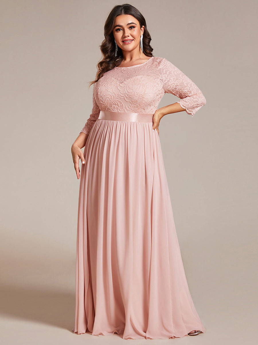 Plus Size Lace Bridesmaid Dresses with Long Lace Sleeve Bridesmaid Dresses Luxurious Weddings
