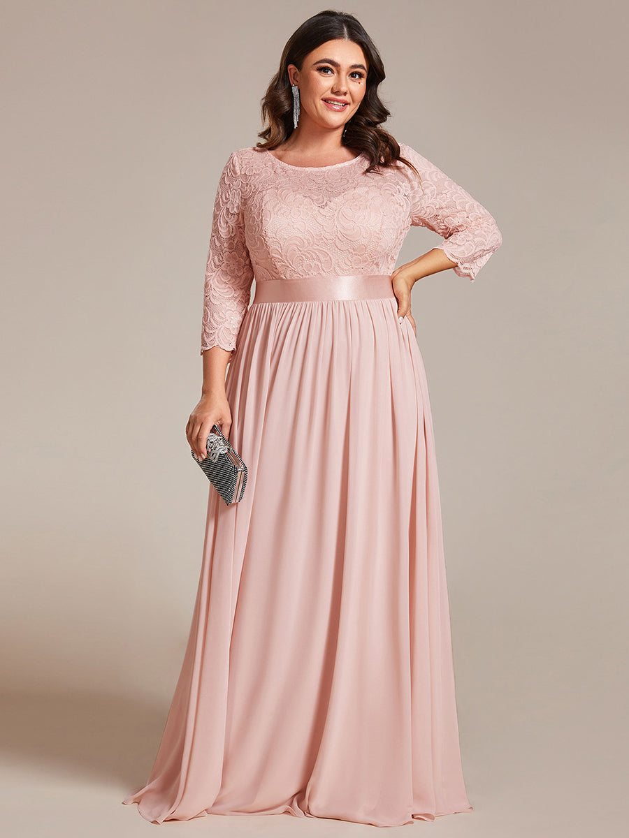 Plus Size Lace Bridesmaid Dresses with Long Lace Sleeve Bridesmaid Dresses Luxurious Weddings
