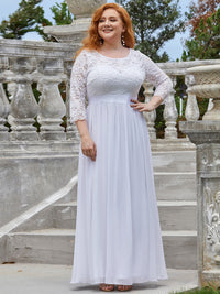 Plus Size Lace Bridesmaid Dresses with Long Lace Sleeve Bridesmaid Dresses Luxurious Weddings
