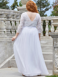 Plus Size Lace Bridesmaid Dresses with Long Lace Sleeve Bridesmaid Dresses Luxurious Weddings
