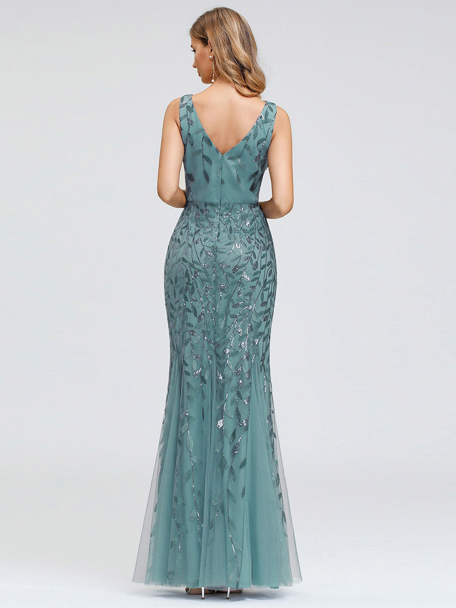 Classic Fishtail Sequin Evening Dresses for Women Dresses Luxurious Weddings