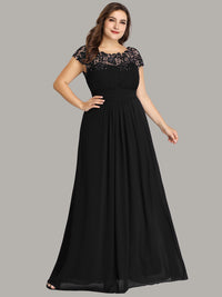 Lace Neckline Ruched Chiffon Bridesmaid Dress Bridesmaid Dresses Luxurious Weddings