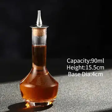 Cocktail Bitters Bottle Vintage Glass decanters Luxurious Weddings