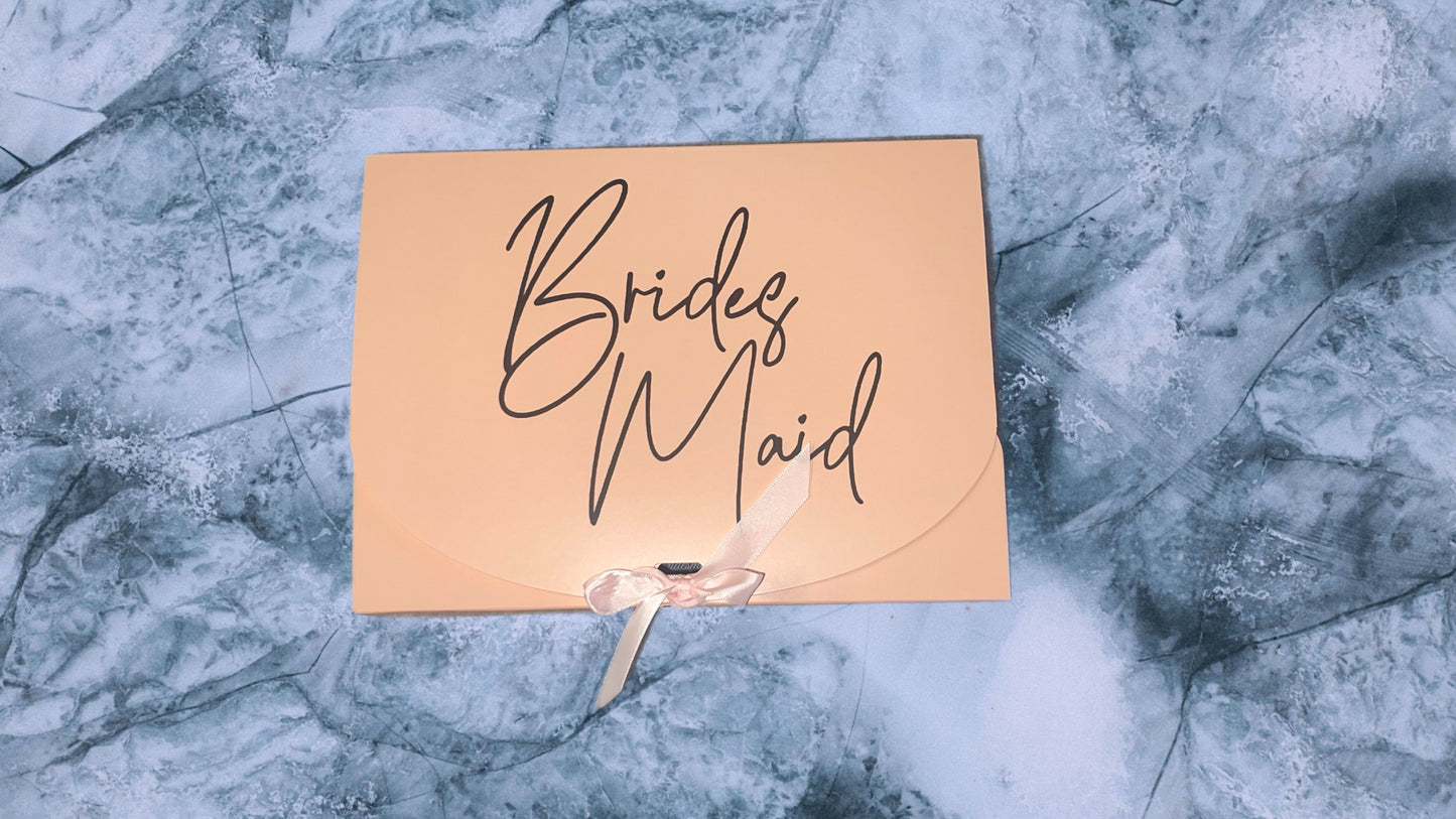 Bridesmaid proposal Gift Gift Box Luxurious Weddings