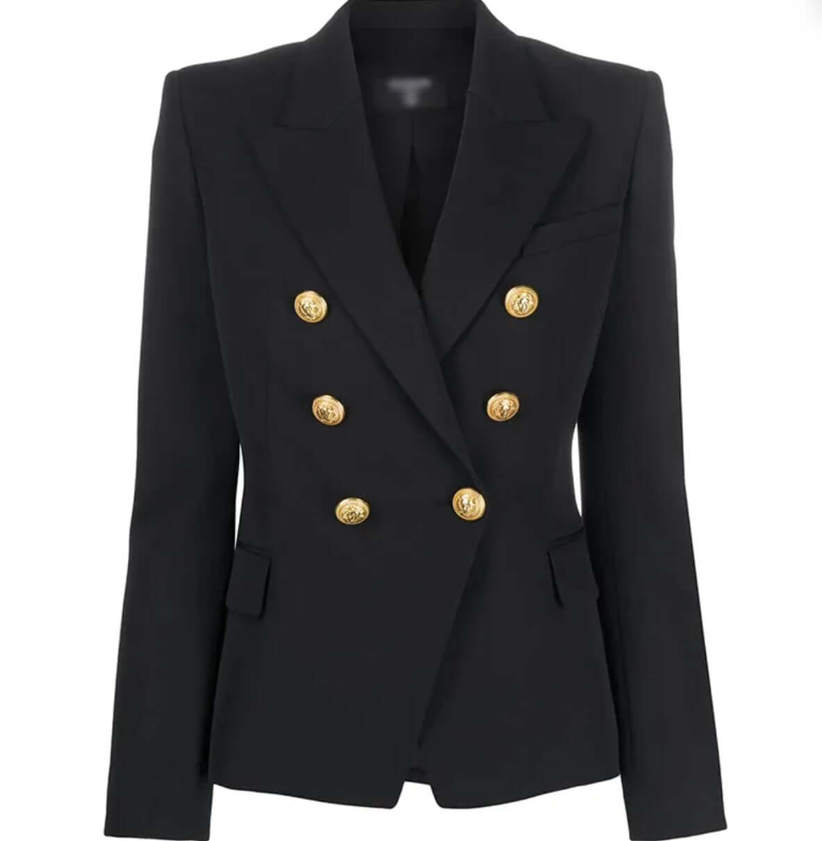 Classic Design Slim Black Blazer High Quality Women's Jacket Luxurious Weddings