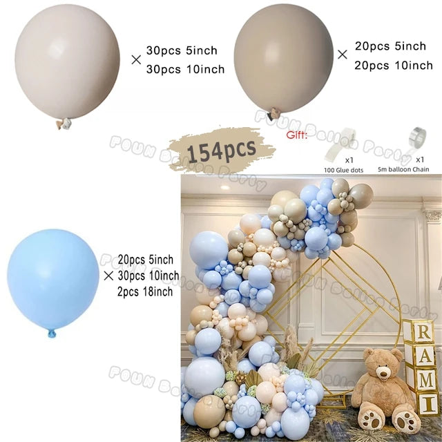 Gender Reveal Balloons Garland Arch Kit Balloon Garlands Luxurious Weddings
