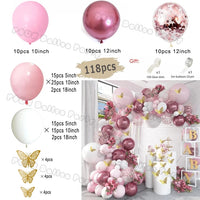 Gender Reveal Balloons Garland Arch Kit Balloon Garlands Luxurious Weddings