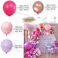 Gender Reveal Balloons Garland Arch Kit Balloon Garlands Luxurious Weddings