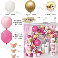 Gender Reveal Balloons Garland Arch Kit Balloon Garlands Luxurious Weddings