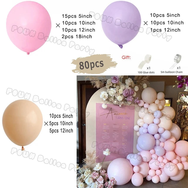 Gender Reveal Balloons Garland Arch Kit Balloon Garlands Luxurious Weddings