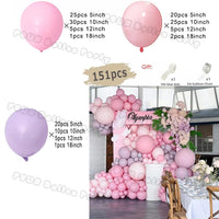Gender Reveal Balloons Garland Arch Kit Balloon Garlands Luxurious Weddings