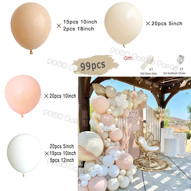 Gender Reveal Balloons Garland Arch Kit Balloon Garlands Luxurious Weddings