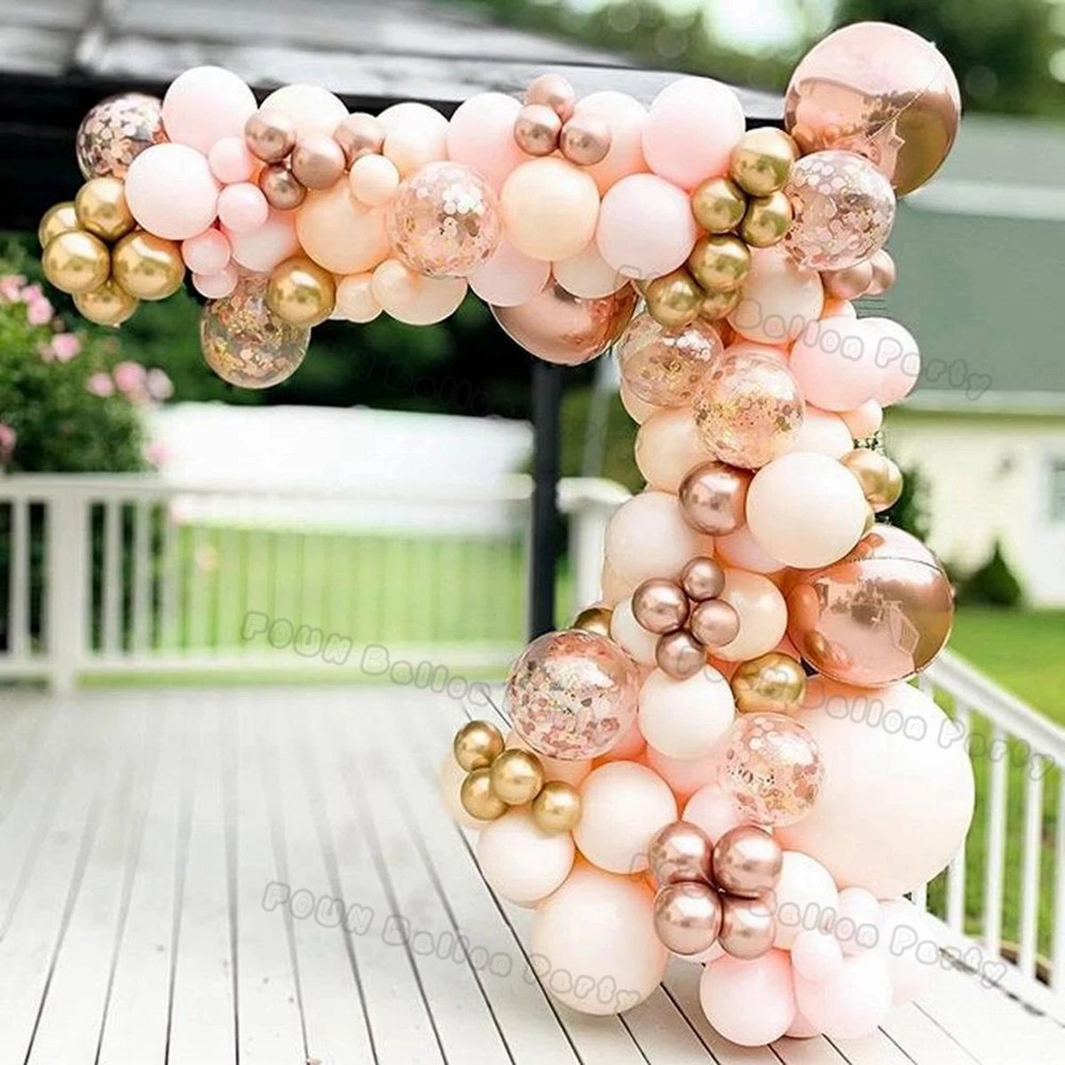 Gender Reveal Balloons Garland Arch Kit Balloon Garlands Luxurious Weddings