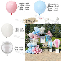 Gender Reveal Balloons Garland Arch Kit Balloon Garlands Luxurious Weddings