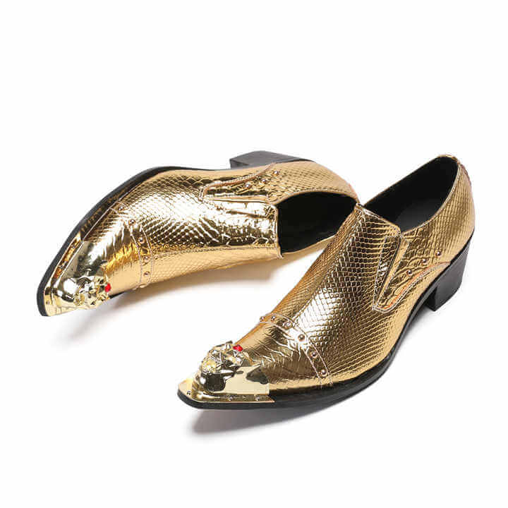 Golden Hour Genuine Leather Loafer Shoes Oxford Shoes Luxurious Weddings