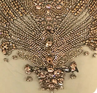 White Sequin Silver Rhinestone Prom Dress Ball Gown Luxurious Weddings