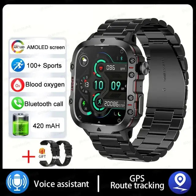 Military Smartwatch For Men smartwatch Luxurious Weddings