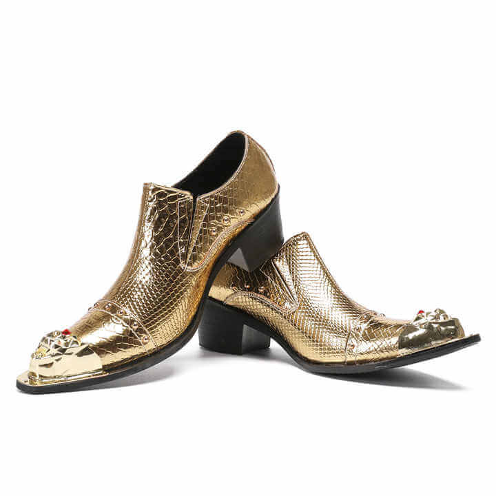 Golden Hour Genuine Leather Loafer Shoes Oxford Shoes Luxurious Weddings