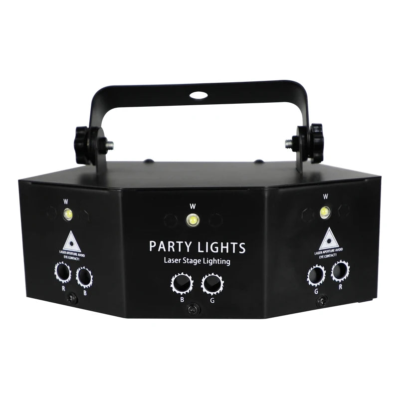 LED Disco Light - Perfect for Events- RGB Stage Lighting Effect Disco laser lights Luxurious Weddings