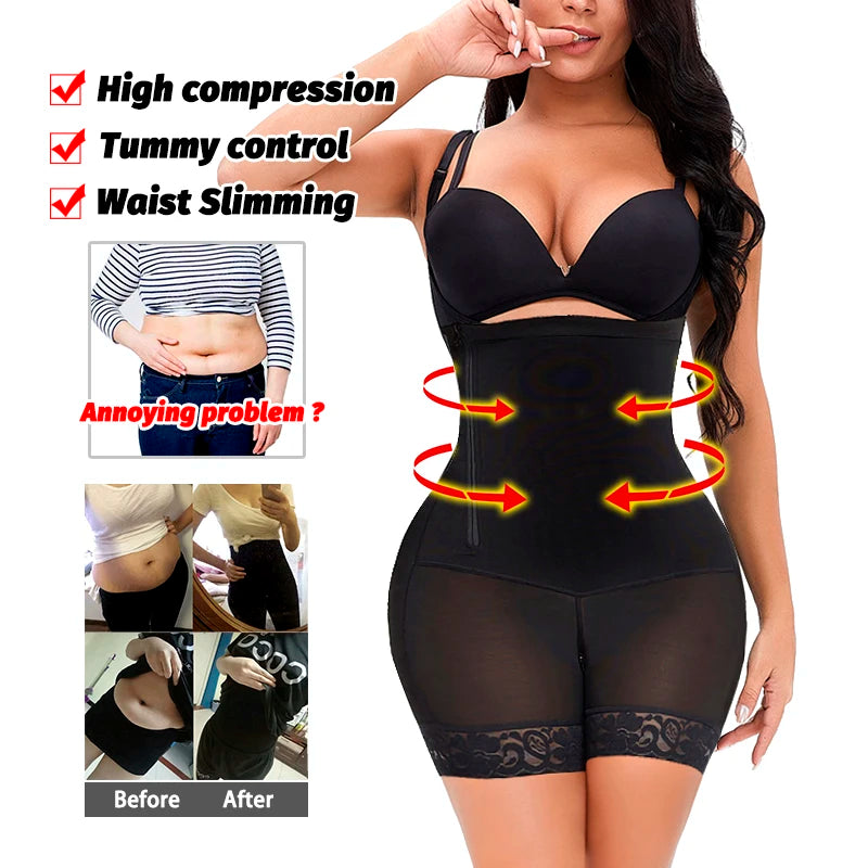 High Waist Slimming Shorts Reducing Shaping Girdles Tummy Control Shapewear plus size Luxurious Weddings