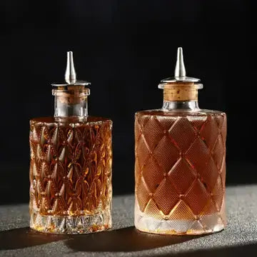 Cocktail Bitters Bottle Vintage Glass decanters Luxurious Weddings