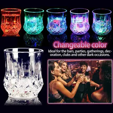 LED Flashing Glowing Cup Water Light-up Party Decoration LED Cups Luxurious Weddings